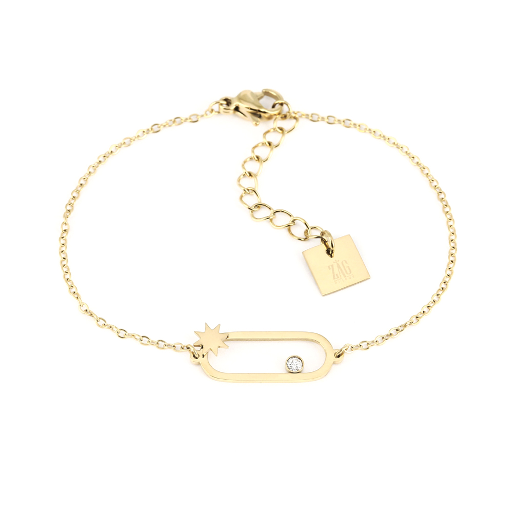 Bracelet doré Zag Bijoux Atoll