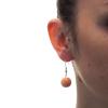 Boucles d’oreilles MLM Céramique Saumon