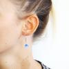 Boucles d’oreilles MLM Oeil De Chat Bleu