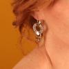 Boucles d'oreilles dormeuses Taratata Bijoux Lovely avec des perles en verre et strass