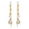 Boucles d'oreilles pointes Taratata Bijoux Lovely avec des perles de verre et des perles heishi