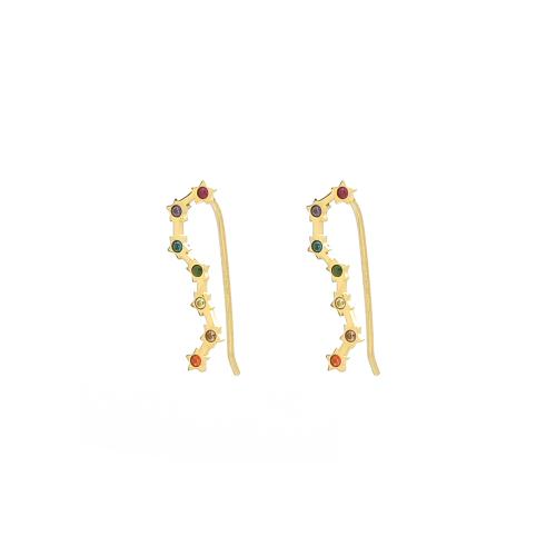 Boucles d’oreilles dorées Zag Bijoux Surya en multi