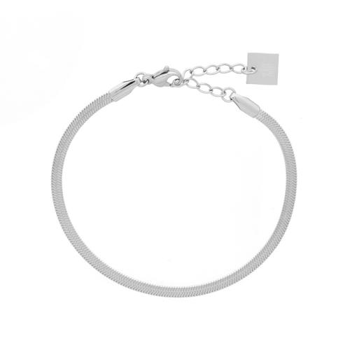Bracelet Zag Bijoux chaîne plate