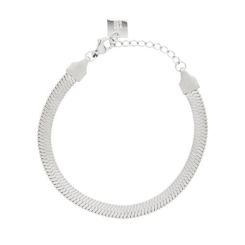 Bracelet Zag Bijoux chaîne plate