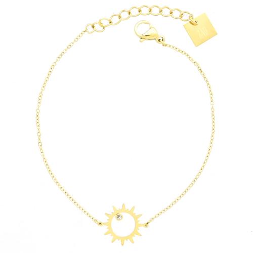Bracelet Zag Bijoux  doré Soleil