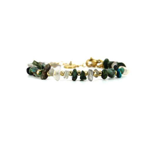 Bracelet Belle Mais Pas Que Stelly labradorite , turquoise africaine