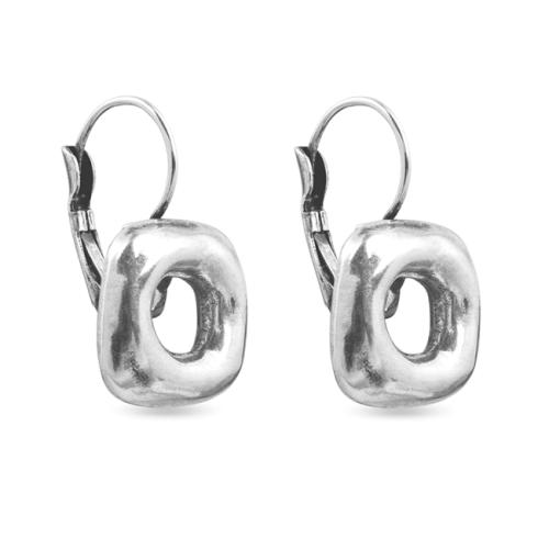 Boucles d’oreilles métal argenté Ciclon